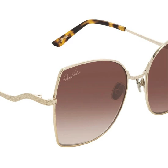 Coupon π Patricia Nash Sophia Square Aviator π Sunglasses Gold/brown π 4 Coupon π Patricia Nash Sophia Square Aviator π Sunglasses Gold/brown π - Image 2