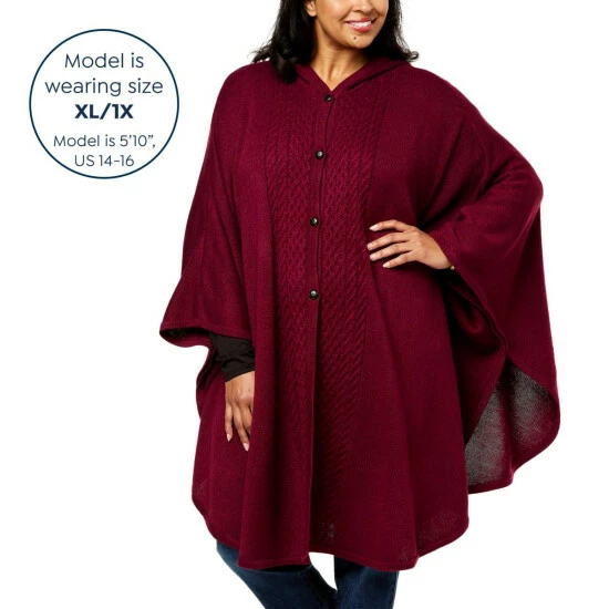 Brand new π₯ Patricia Nash Hooded Button-Up Cape Stone π₯° 5 Brand new π₯ Patricia Nash Hooded Button-Up Cape Stone π₯° - Image 3