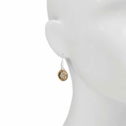 Best deal 🔔 Patricia Nash Compass Drop Earrings 👍 -Vintage Leather Handbag Store unnamed file 464