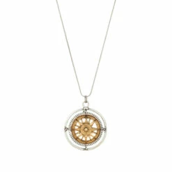Best Pirce 💯 Patricia Nash Two-Tone Compass Drop Adjustable Necklace 😍