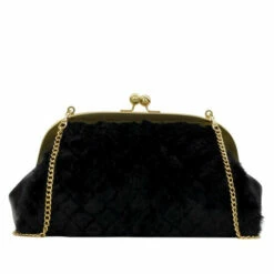 Deals π₯° Patricia Nash Gisele Frame Bag Verde Quilted Faux Fur β¨