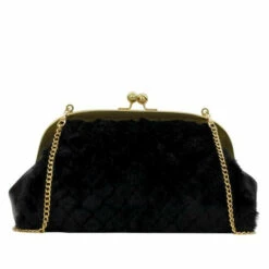 Deals 🥰 Patricia Nash Gisele Frame Bag Verde Quilted Faux Fur ✨ -Vintage Leather Handbag Store unnamed file 476