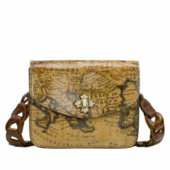 Best Pirce 🧨 Patricia Nash Peyton Leather Chain Crossbody British Tan 🎉 -Vintage Leather Handbag Store unnamed file 494