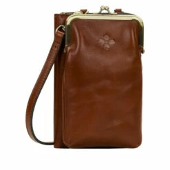 Coupon ✨ Patricia Nash Pertina Leather Crossbody Frame Pouch Gift Set Heritage Tan 🎁 -Vintage Leather Handbag Store unnamed file 556