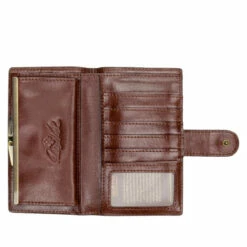 New 😉 Patricia Nash Linnet Leather Frame Wallet Berry Red Tooled ⌛ -Vintage Leather Handbag Store unnamed file 574