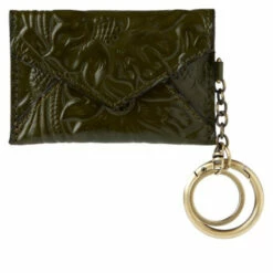 Coupon 💯 Patricia Nash Isabela Leather/Sherpa Card Holder Soft Olive Tooled 🧨 -Vintage Leather Handbag Store unnamed file 598