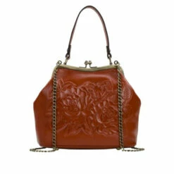 Best reviews of ✔️ Patricia Nash Laureana Leather Frame Satchel Cinnamon Tooled ❤️ -Vintage Leather Handbag Store unnamed file 657