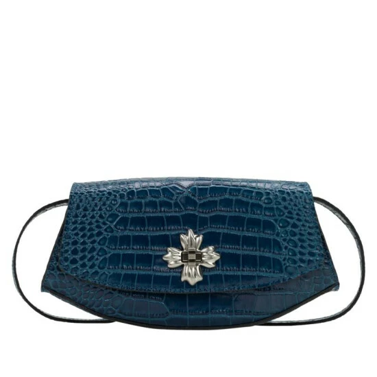 New π Patricia Nash Handley Leather Baguette Crossbody Bag Soft Olive Croc π₯ 8 New π Patricia Nash Handley Leather Baguette Crossbody Bag Soft Olive Croc π₯ - Image 6