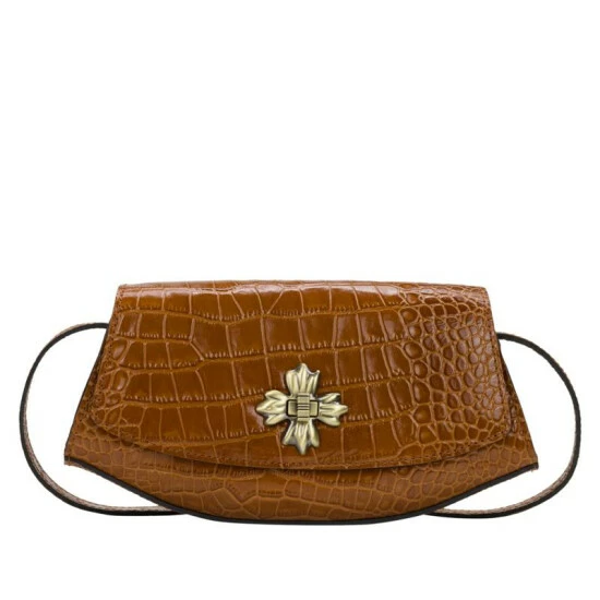 New π Patricia Nash Handley Leather Baguette Crossbody Bag Soft Olive Croc π₯ 9 New π Patricia Nash Handley Leather Baguette Crossbody Bag Soft Olive Croc π₯ - Image 7