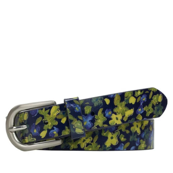Promo π Patricia Nash Vietri Printed Adjustable Leather Belt Blue Italian Folklore π 3 Promo π Patricia Nash Vietri Printed Adjustable Leather Belt Blue Italian Folklore π