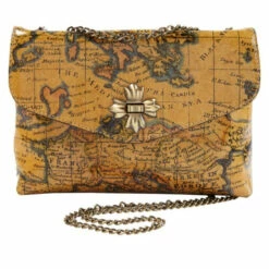 Hot Sale ⌛ Patricia Nash Meldon Chain Leather Crossbody Cinnamon Vintage Veg Tan 🎁 -Vintage Leather Handbag Store unnamed file 716