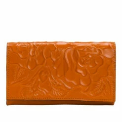 Buy ✔️ Patricia Nash Emlyn Leather Trifold Wallet With RFID Protection Sun Rose Tooled 😉 -Vintage Leather Handbag Store unnamed file 767
