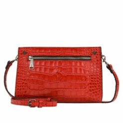 Outlet 🔔 Patricia Nash Turati Leather Crossbody Bag Papaya Croc 🤩 -Vintage Leather Handbag Store unnamed file 792