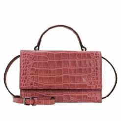 Cheapest ❤️ Patricia Nash Goring Leather Top Handle Crossbody Old Rose Croc ⭐ -Vintage Leather Handbag Store unnamed file 8