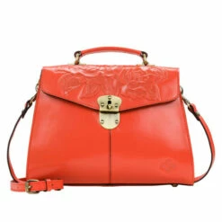 Hot Sale 🛒 Patricia Nash Jules Leather Satchel Tan Tooled 😍