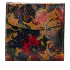 Best Pirce 🎉 Patricia Nash Reiti Leather Bi-Fold Wallet With RFID Protection Deep Blue Nature ✔️ -Vintage Leather Handbag Store unnamed file 808