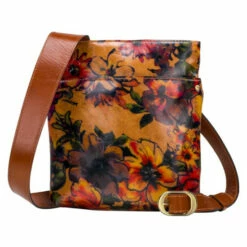 Promo 🤩 Patricia Nash Stipes Leather Crossbody Bag Papaya 😍 -Vintage Leather Handbag Store unnamed file 816