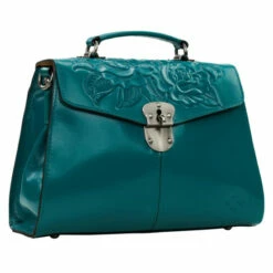 Hot Sale 🛒 Patricia Nash Jules Leather Satchel Tan Tooled 😍 -Vintage Leather Handbag Store unnamed file 83