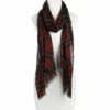 New ⭐ Patricia Nash Tartan Printed Scarf Red Tartan 🎉
