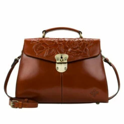 Hot Sale 🛒 Patricia Nash Jules Leather Satchel Tan Tooled 😍 -Vintage Leather Handbag Store unnamed file 85