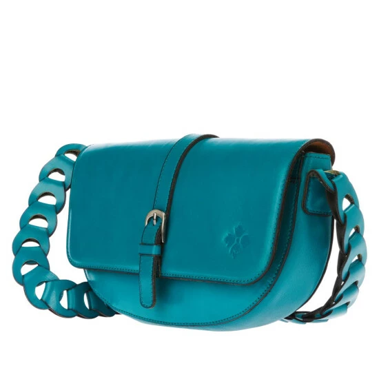 Best Sale π₯ Patricia Nash Vilette Leather Chain-Link Shoulder Bag Teal βοΈ 4 Best Sale π₯ Patricia Nash Vilette Leather Chain-Link Shoulder Bag Teal βοΈ - Image 2