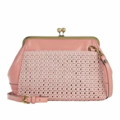 Budget 👏 Patricia Nash Casini Leather Frame Satchel Blue Looped Weave ✨ -Vintage Leather Handbag Store unnamed file 882