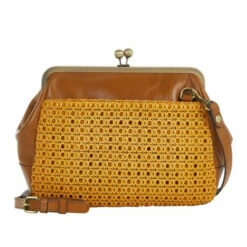 Budget 👏 Patricia Nash Casini Leather Frame Satchel Blue Looped Weave ✨ -Vintage Leather Handbag Store unnamed file 884