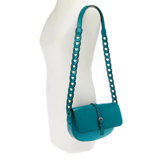 Best Sale π₯ Patricia Nash Vilette Leather Chain-Link Shoulder Bag Teal βοΈ 7 Best Sale π₯ Patricia Nash Vilette Leather Chain-Link Shoulder Bag Teal βοΈ - Image 5
