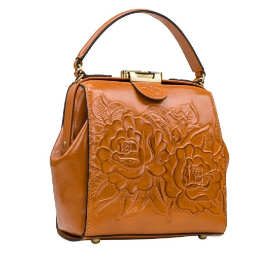 Best Pirce π Patricia Nash Nela Frame Bag Cognac Tooled π₯ 5 Best Pirce π Patricia Nash Nela Frame Bag Cognac Tooled π₯ - Image 3