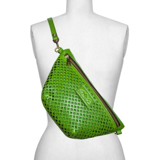 Coupon π― Patricia Nash Tinchi Leather Convertible Belt Bag/Crossbody Sling Bag Foliage Perforated π₯ 6 Coupon π― Patricia Nash Tinchi Leather Convertible Belt Bag/Crossbody Sling Bag Foliage Perforated π₯ - Image 4