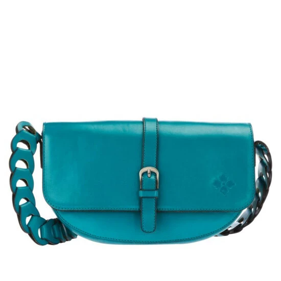 Best Sale π₯ Patricia Nash Vilette Leather Chain-Link Shoulder Bag Teal βοΈ 11 Best Sale π₯ Patricia Nash Vilette Leather Chain-Link Shoulder Bag Teal βοΈ - Image 9
