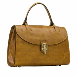 Hot Sale ❤️ Patricia Nash Stintino Vintage Leather Flap Satchel Burnt Yellow Lizard ✨ -Vintage Leather Handbag Store unnamed file 953