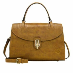 Hot Sale ❤️ Patricia Nash Stintino Vintage Leather Flap Satchel Burnt Yellow Lizard ✨ -Vintage Leather Handbag Store unnamed file 954