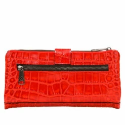 New 💯 Patricia Nash Annesley Leather Wristlet Wallet Yellow Croc 😍 -Vintage Leather Handbag Store unnamed file 981