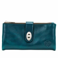 New 💯 Patricia Nash Annesley Leather Wristlet Wallet Yellow Croc 😍 -Vintage Leather Handbag Store unnamed file 983