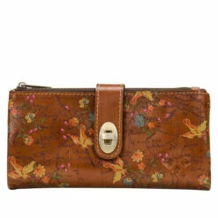 New 💯 Patricia Nash Annesley Leather Wristlet Wallet Yellow Croc 😍 -Vintage Leather Handbag Store unnamed file 985