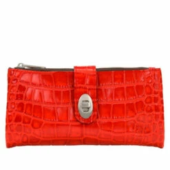 New 💯 Patricia Nash Annesley Leather Wristlet Wallet Yellow Croc 😍 -Vintage Leather Handbag Store unnamed file 986