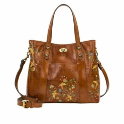Hot Sale 🔔 Patricia Nash Darby Small Leather Tote Floral Map 💯 -Vintage Leather Handbag Store unnamed file 995